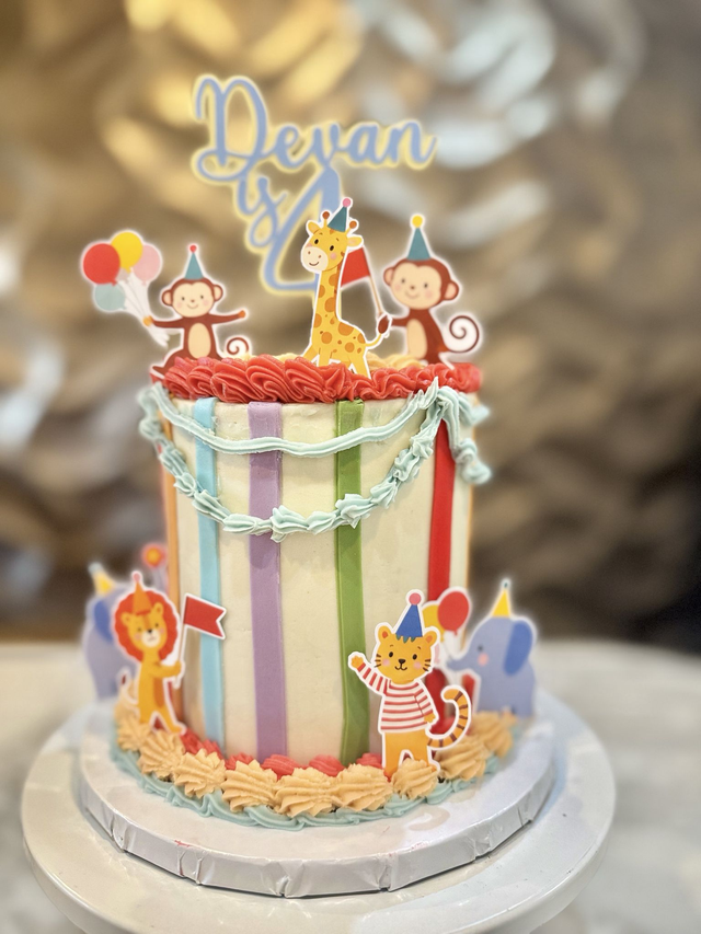 Circus Birthday Cake