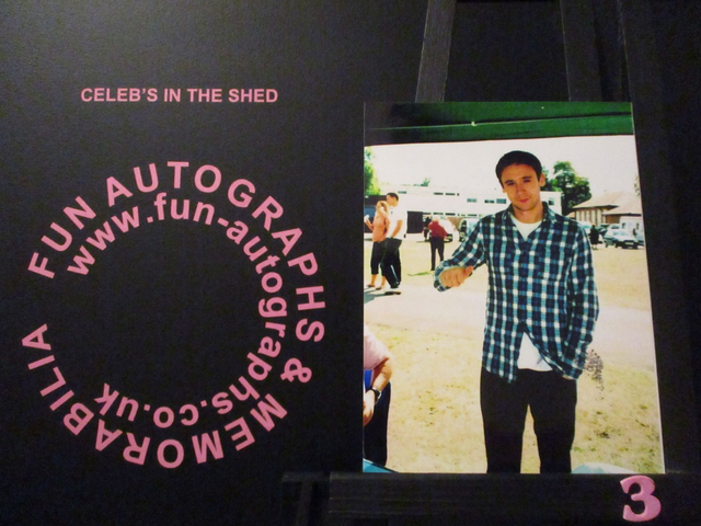 Jason Maza Authentic Autographed 6x4.5 Our Facing Photograph (A3)