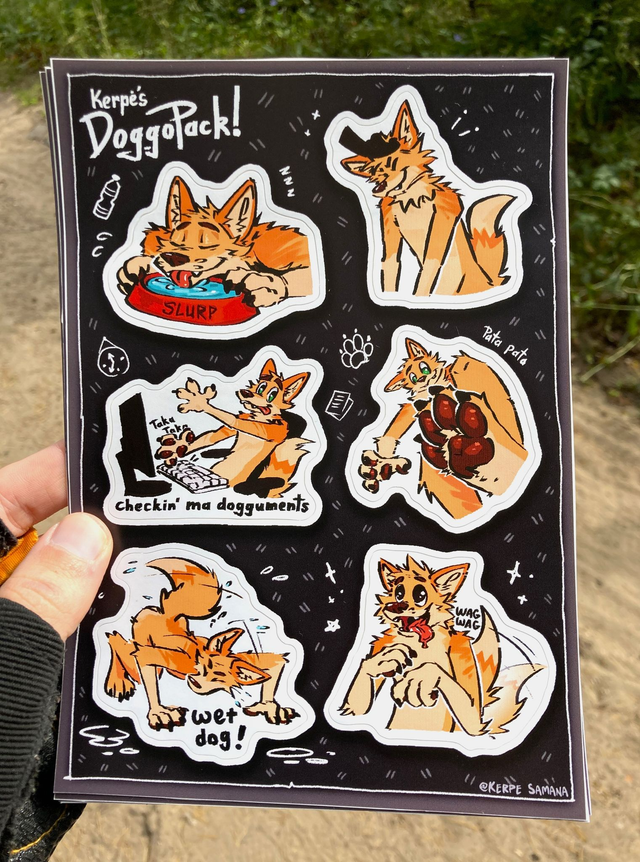Sticker Sheet &quot;Doggy&quot;