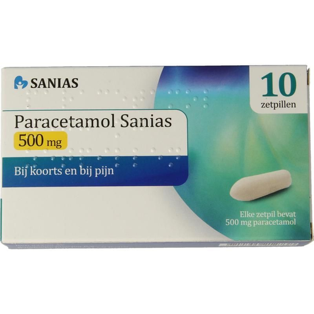 Sanias - Paracetamol zetpil 500mg