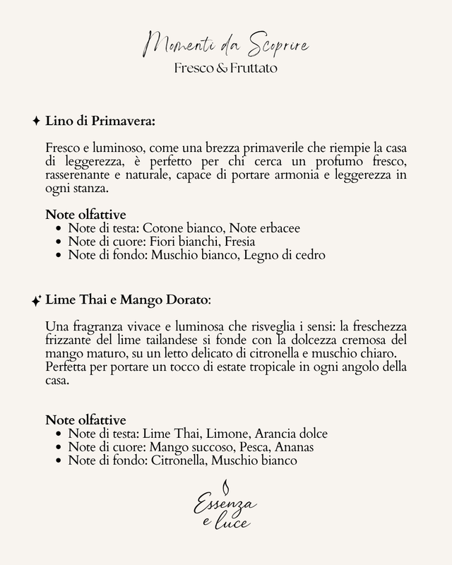 Set Essenziale Essenza e Luce – Lo necessario per iniziare