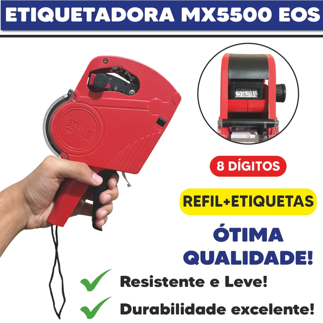 Etiquetadora Mx5500 Eos Rotuladora Preço 8 Dígitos Manual