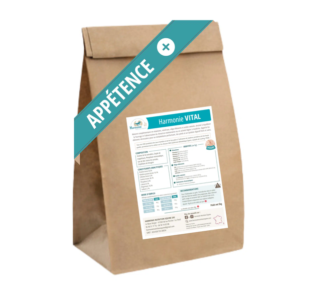 CMV Vital appétence + granulés 5KG | Harmonie Nutrition équine