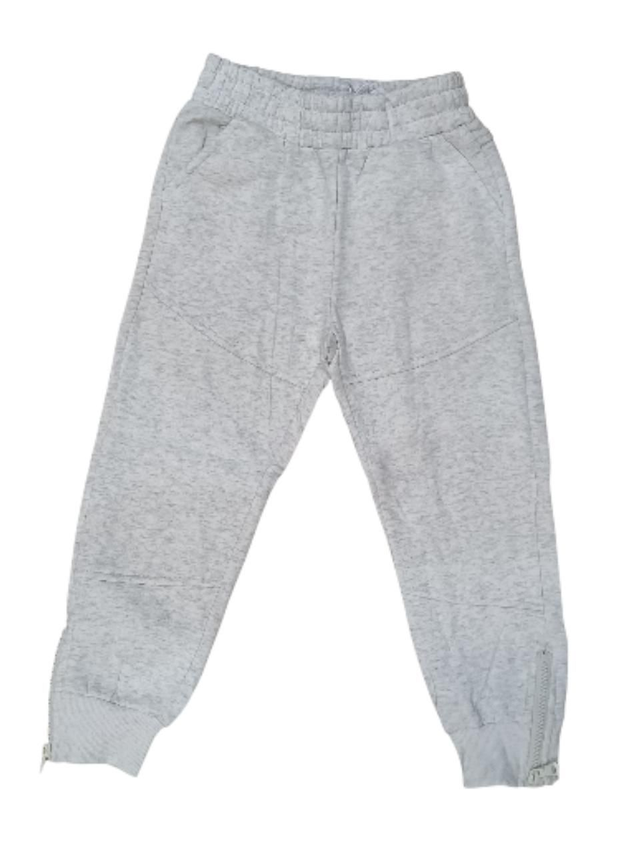 Jogging gris avec fermeture