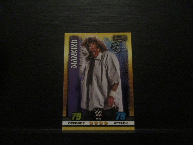 Mankind - Hall Of Fame Slam Attax 10th Edition Original Trading Card #271
