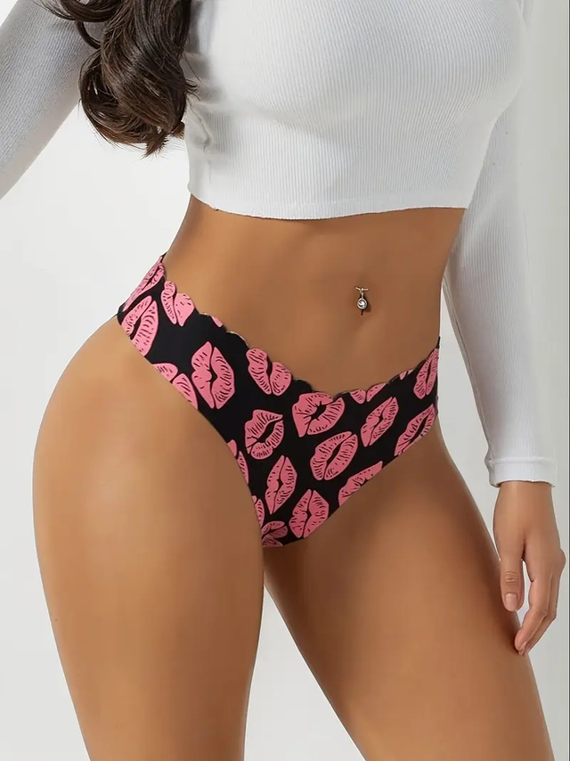 Women's 7pcs Seamless Thong Panties