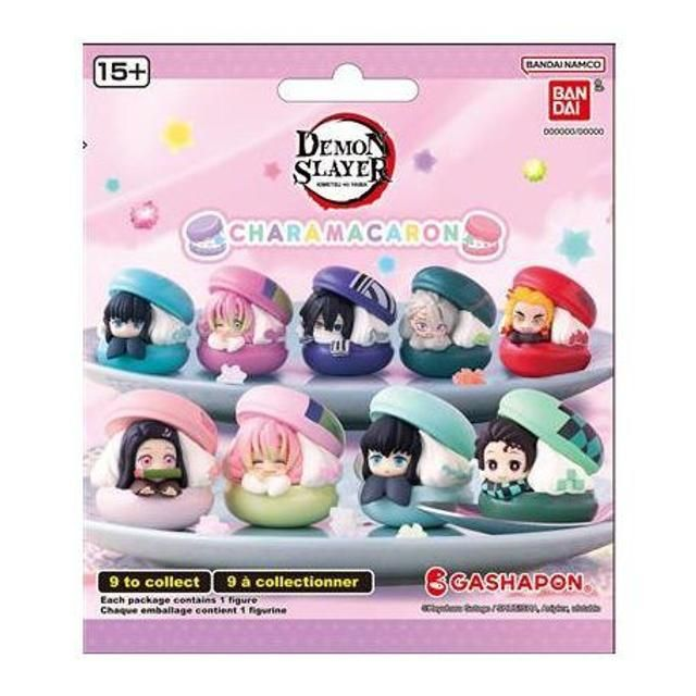 Gashapon Blind Packs - DEMON SLAYER CHARA MACARON (24 Pcs)