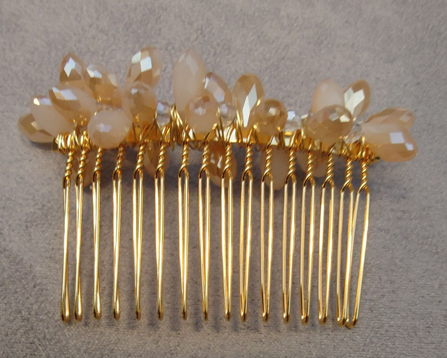 Decorative Gold Hair Comb