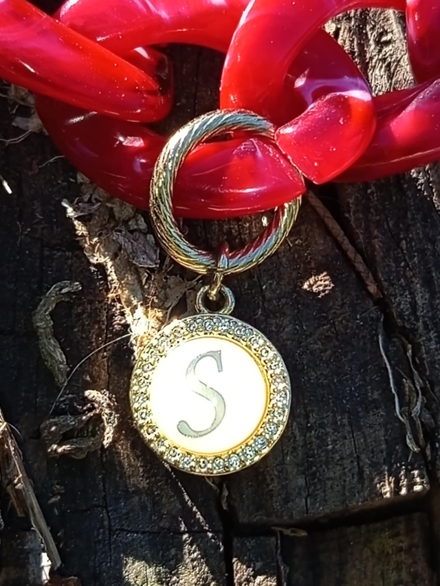 Bracelet gros maillons en acrylique Maanik