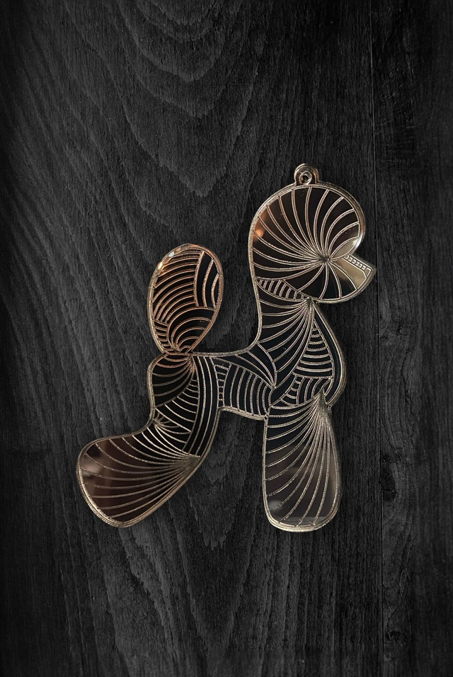 Acryl - Poodle Asian Bronze