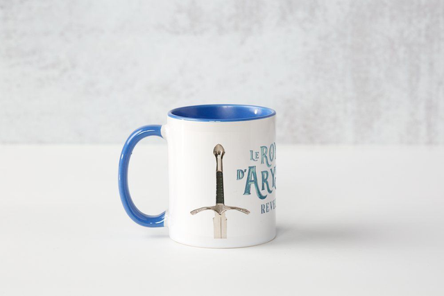 MUG Bleu Et Blanc 