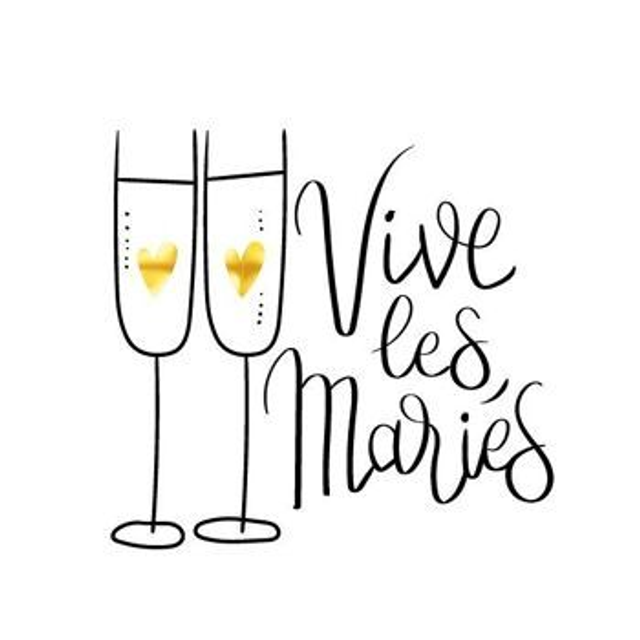 Tatouage &quot;vive les mariés&quot;