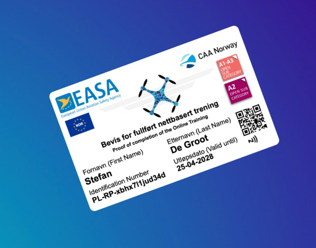 Drone Pas Noorwegen Met NFC Maak Bij Opties Een Keuze Uit Welke Variant Je Wenst Te Bestellen !