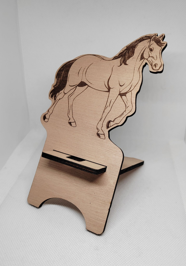 Support de téléphone cheval