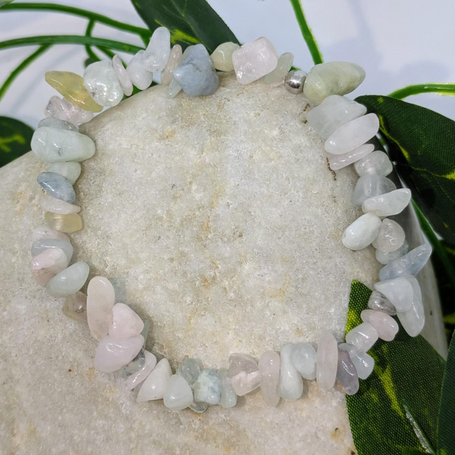 Bracelet &quot;Morganite&quot; baroque BR-205