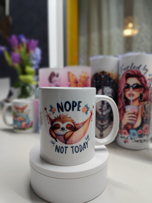 Nope, Not Today - Personalised Mug