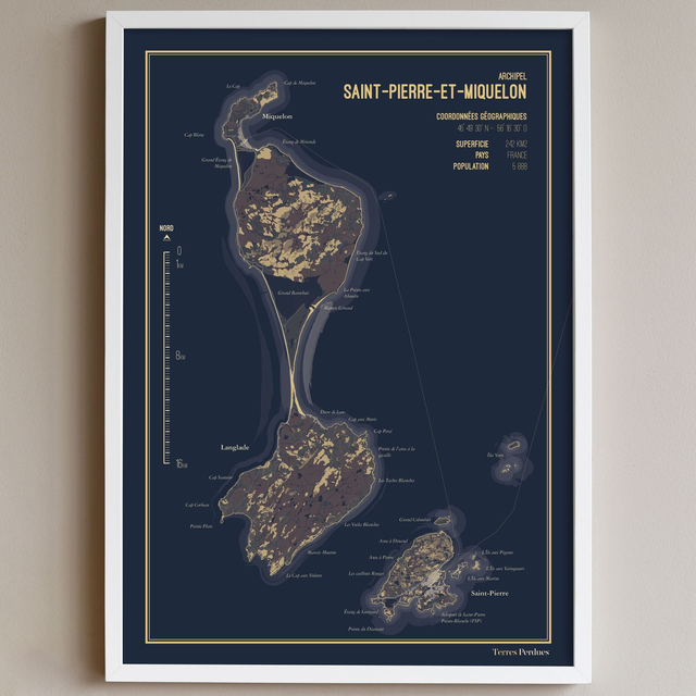 Carte - Saint-Pierre-et-Miquelon