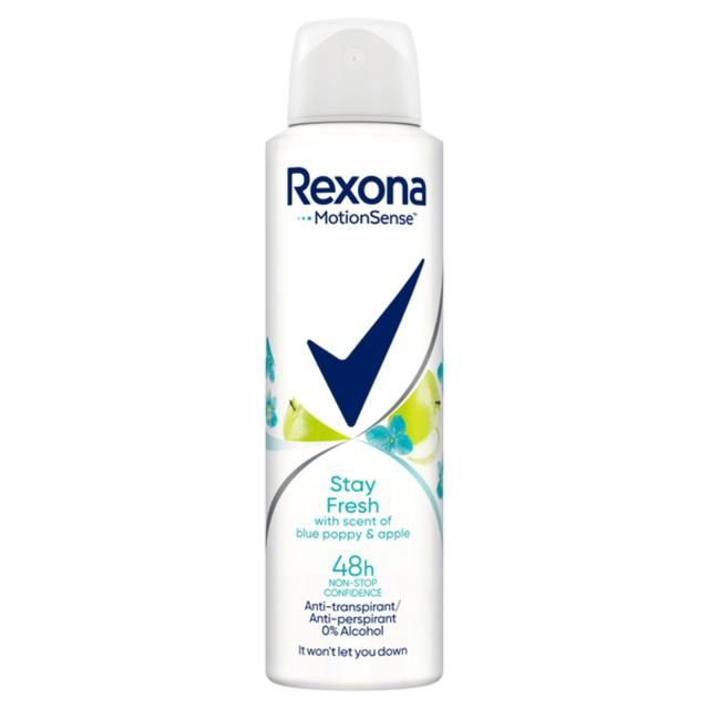 Rexona Stay Fresh Anti Transpirant Spray Blue Poppy &amp; Apple