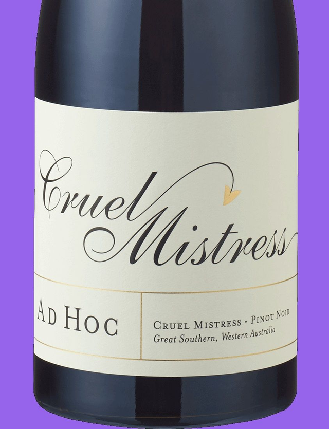 Ad-Hoc ‘Cruel Mistress’ Pinot Noir, 2024, Western Australia