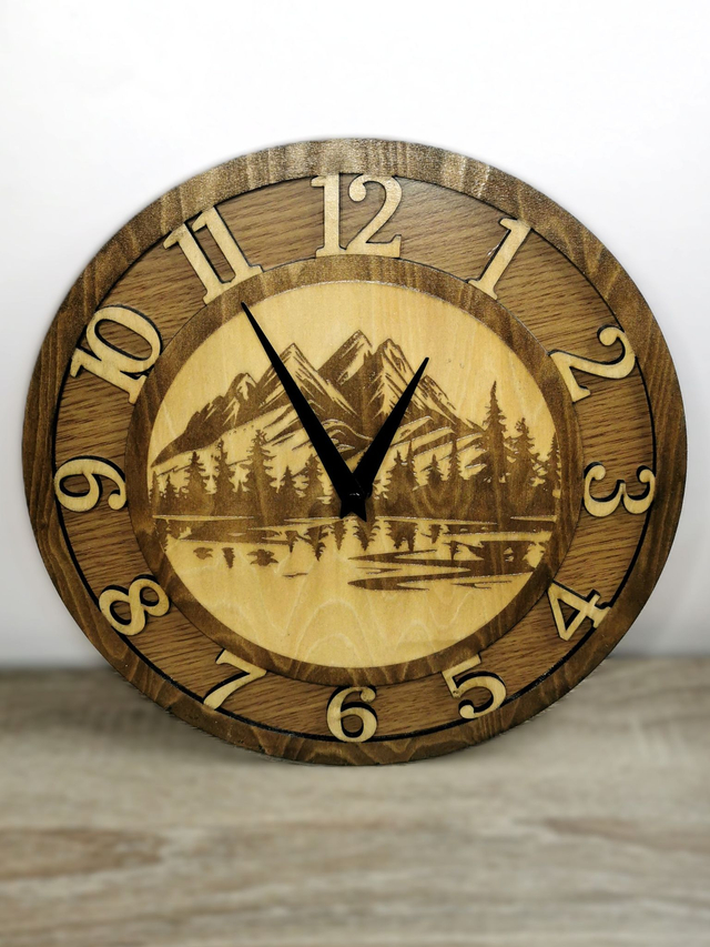 Horloge Paysage montagneux