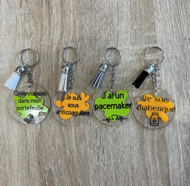 Porte clefs secours 