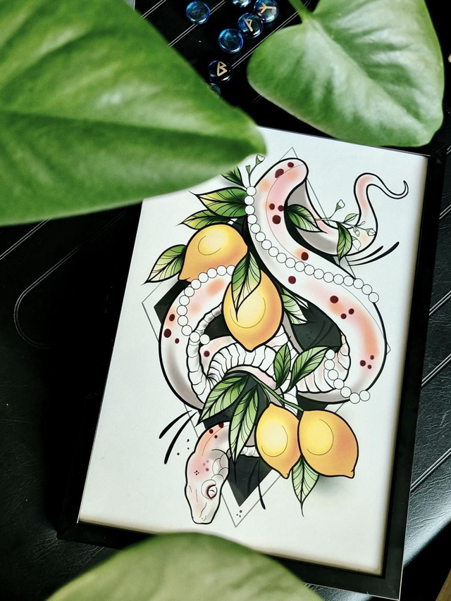 "LEMONS" - A4 PRINTTI