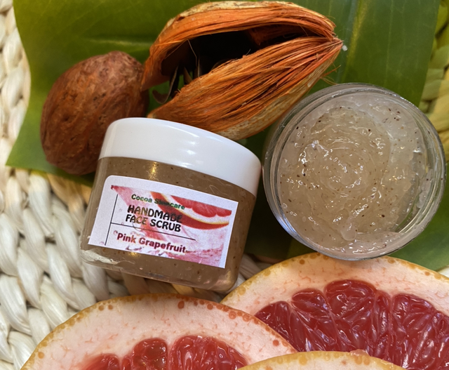 Pink Grapefruit Face Scrub