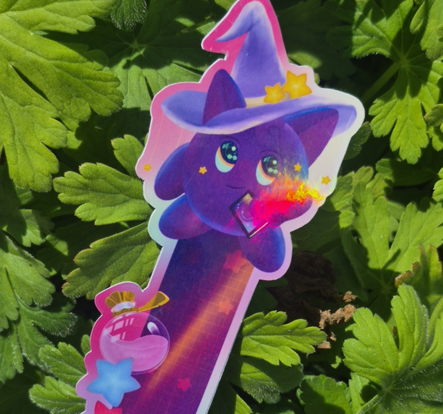 Marque-page « bouboule fluffy » la petite sorcière 