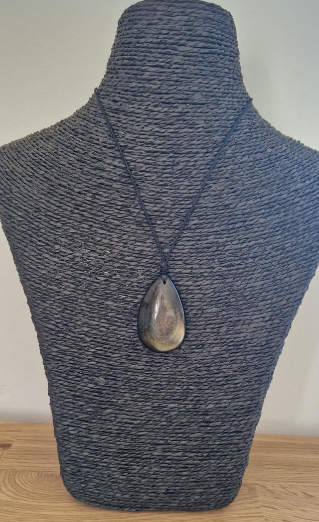 Pendentif Obsidienne 