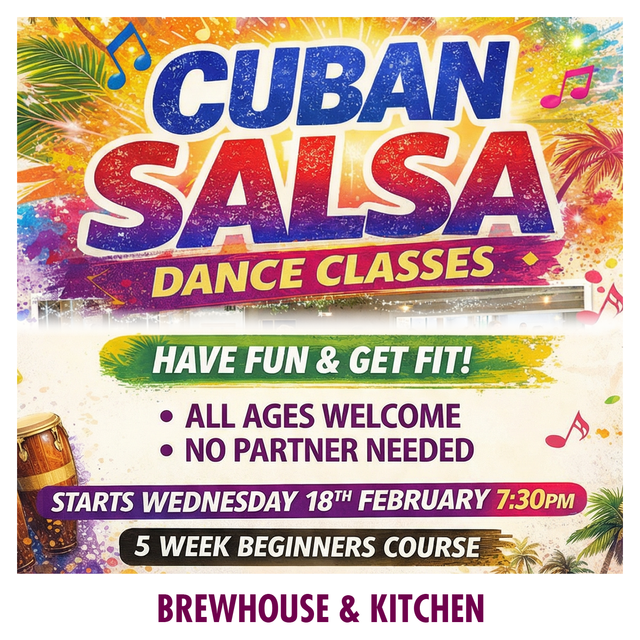 Cuban Salsa Dance 5 Week Beginners Course Wednesday