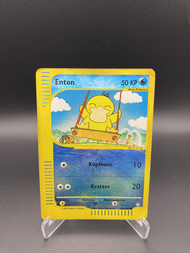 Enton (104/147) Aquapolis - Poor - DE - Reverse Holo