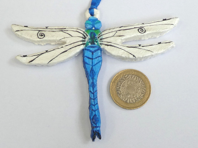 Wonderful "Animal Inspirations" Hanging Gift. "Emperor Dragonfly". With an inspirational motto on the reverse.