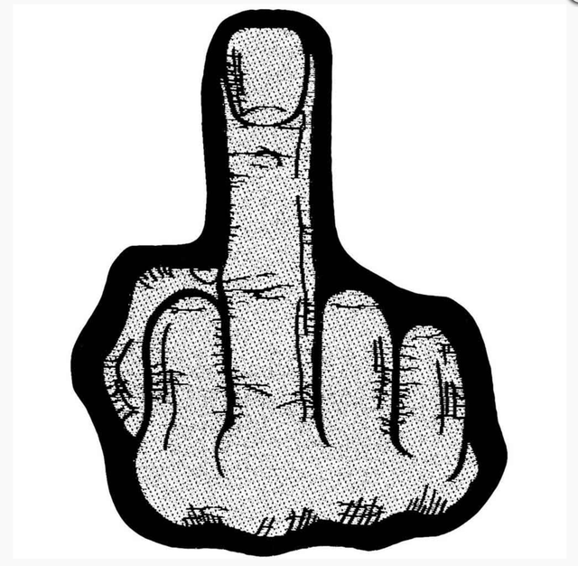 STANDARD PATCH: FUCK FINGER