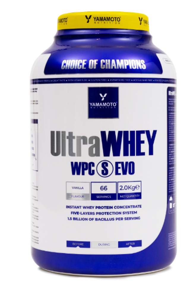 Proteine Yamamoto Ultra Whey WPCs EVO  2Kg