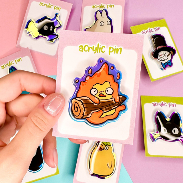 Ghibli mystery pin
