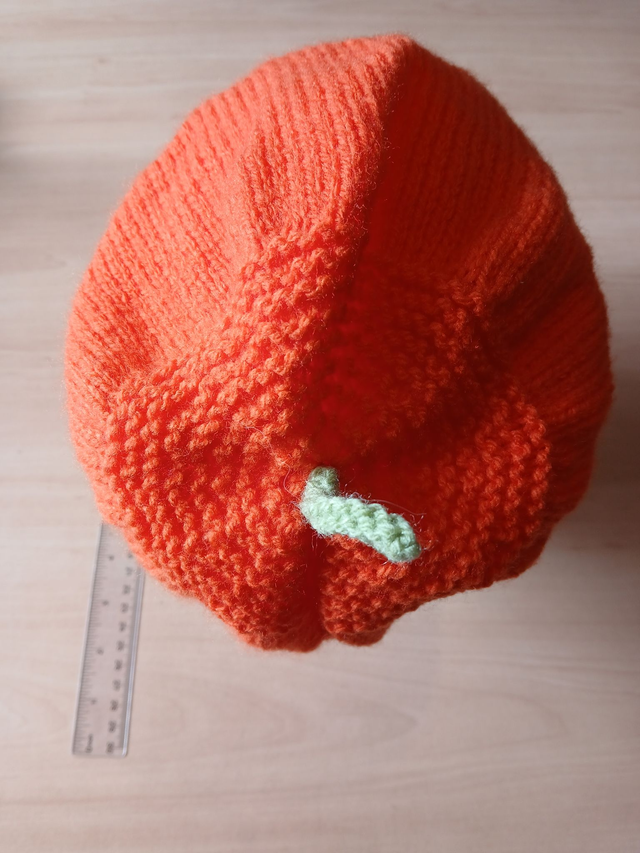 Children's Pumpkin Knitted Hat