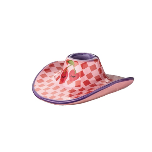 Kaarsenstandaard cowboyhoed