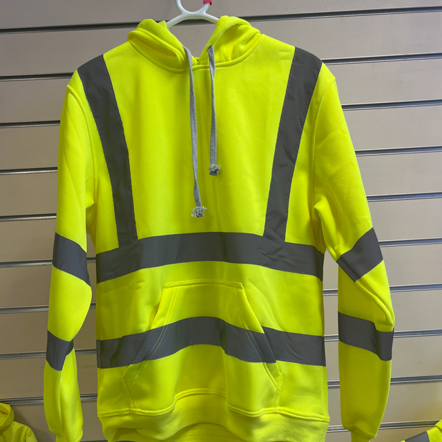 HI VIS YELLOW HOODIE