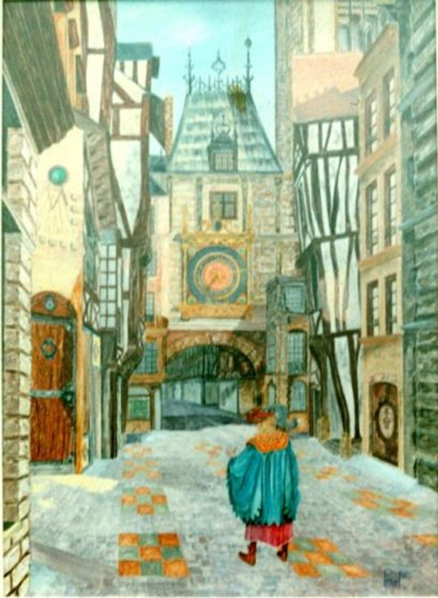 Le gros horloge de Rouen