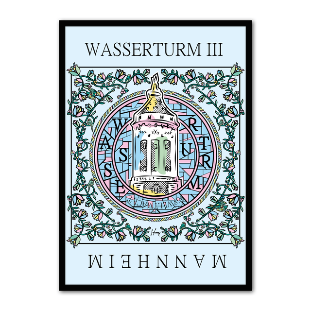 Wasserturm III - 230922 - Hony | Kunstdruck