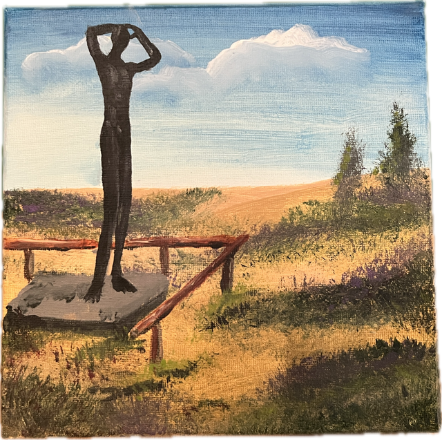 Utkieker Spiekeroog 20x20 cm