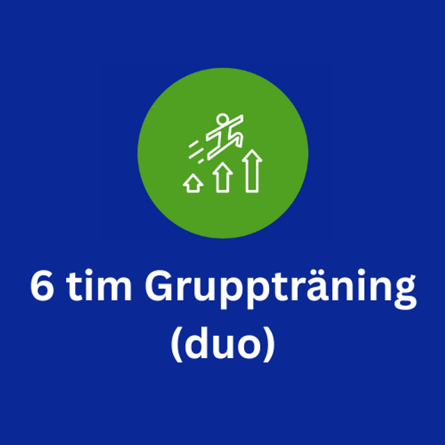 6 tim Gruppträning (duo)