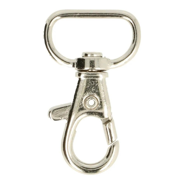 Musketonhaak 15 mm (zilver)