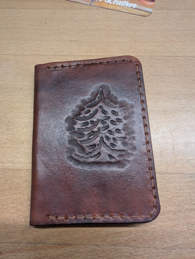 porte-carte motif sapin