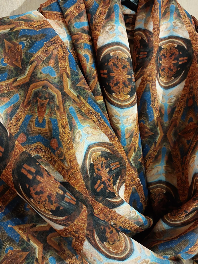 Valencia Rouge. Foulard 