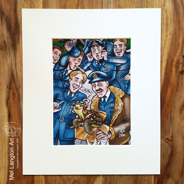 Kipper The Tortoise Mascot Limited Edition Giclée