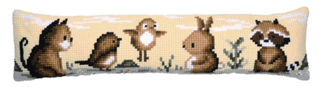 Vervaco Animals Draft Stopper Printed Cross Stitch Kit