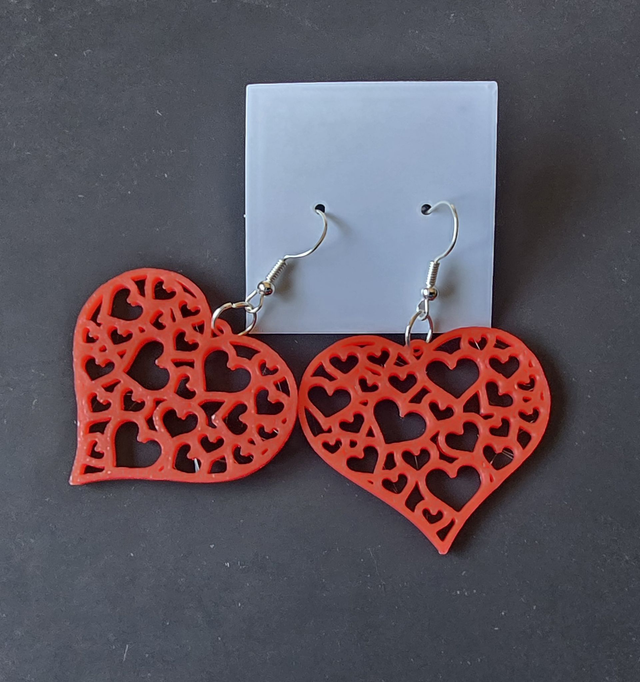Boucles d'oreilles Coeur