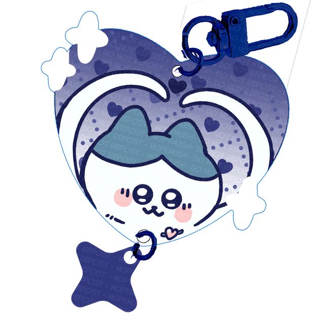 Hachiware big keychain