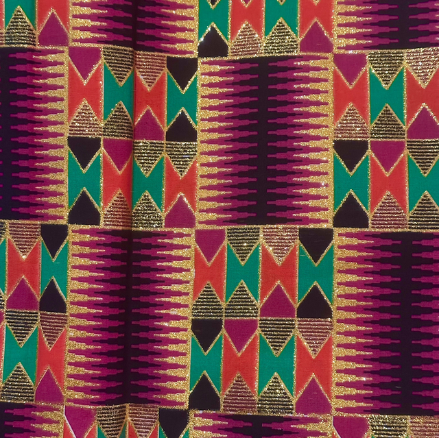 Wax Oubountou 4m50 Coton Pailleté